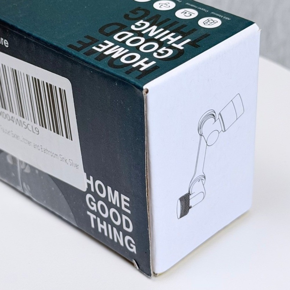 Home Good Thing Universal Rotating Faucet Extender Silver X004WI5CL9 K-17